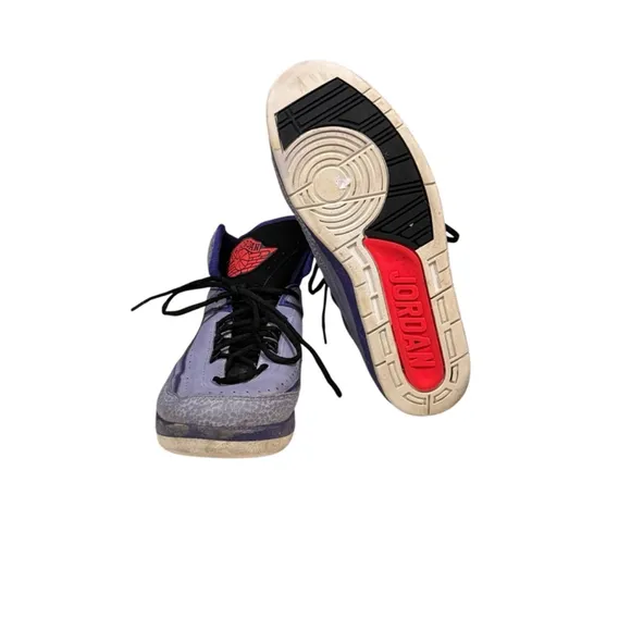 NIKE AIR JORDAN 2 RETRO IRON PURPLE MENS BASKETBALL SHOES MENS SIZE 10.5​