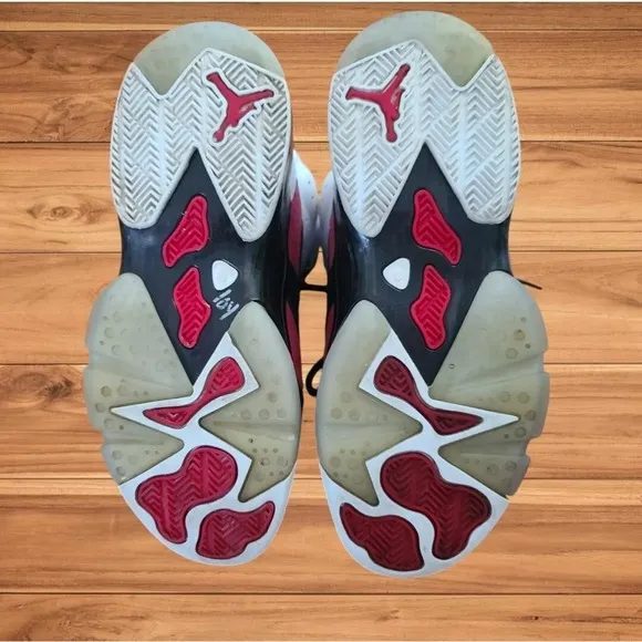 Nike Air Jordan  Black/Black-Carmine-White  Size 6.5Y Sneakers