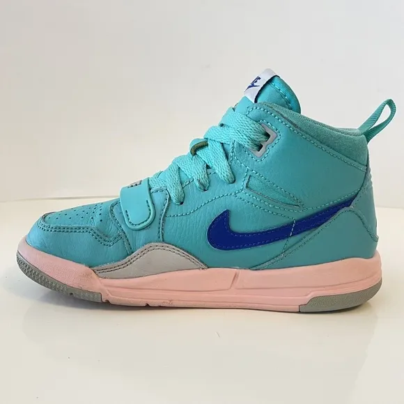 Nike Air Jordan Legacy 312 PS Hyper Jade Blue AT4047-348 Kids Size 12 C Sneakers