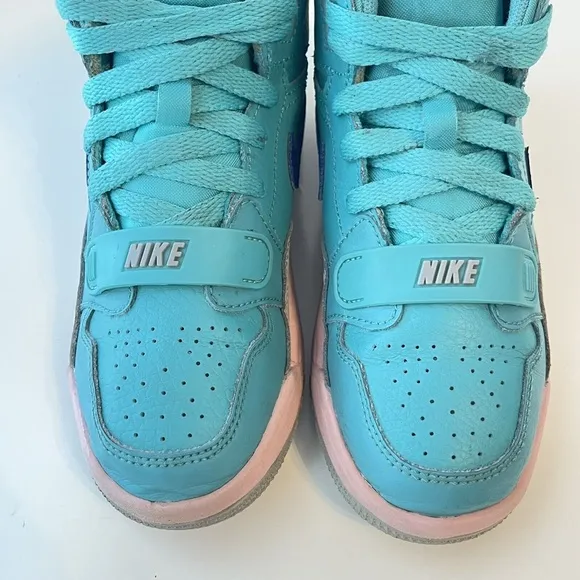 Nike Air Jordan Legacy 312 PS Hyper Jade Blue AT4047-348 Kids Size 12 C Sneakers