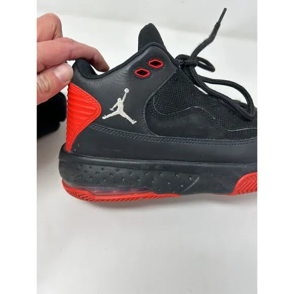Nike Air Jordan Youth 6 Max Aura 2 &quot;Bred&quot; Black/Red Basketball Shoes CN8094-060