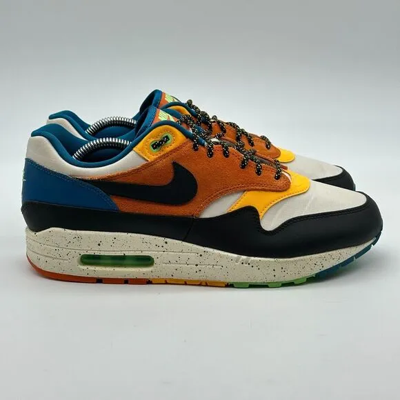 Nike Air Max 1 Multi Mens Size 9.5 Athletic Running Shoes CZ8140-001 EUC
