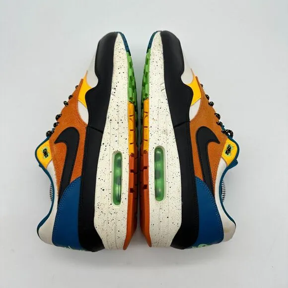 Nike Air Max 1 Multi Mens Size 9.5 Athletic Running Shoes CZ8140-001 EUC
