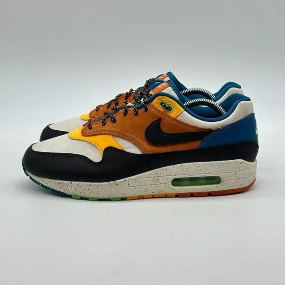 Nike Air Max 1 Multi Mens Size 9.5 Athletic Running Shoes CZ8140-001 EUC