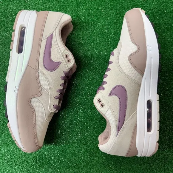 Nike Air Max 1 SC Light Bone Violet Dust Mens Shoes FB9660-002 NEW Multi Sz