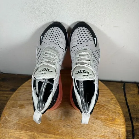 Nike Air Max 270 Light Bone Hot Punch Women's Size 6 Shoes Sneakers 943345-002