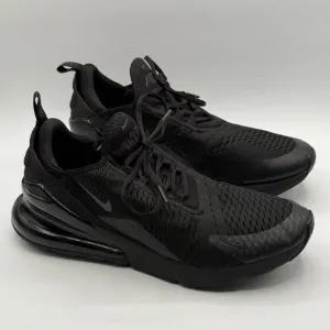 Nike Air Max 270 Triple Black AH8050-005 Men's Size 12.5 Running Shoes Sneakers