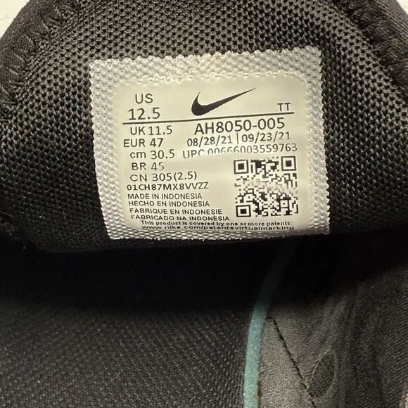 Nike Air Max 270 Triple Black AH8050-005 Men's Size 12.5 Running Shoes Sneakers