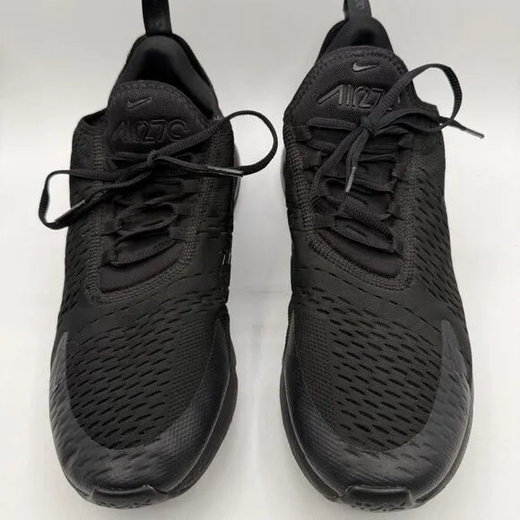 Nike Air Max 270 Triple Black AH8050-005 Men's Size 12.5 Running Shoes Sneakers