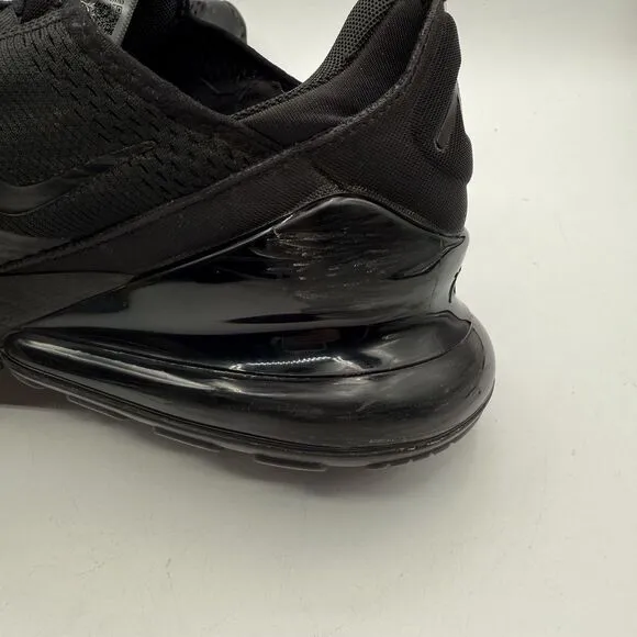 Nike Air Max 270 Triple Black AH8050-005 Men's Size 12.5 Running Shoes Sneakers