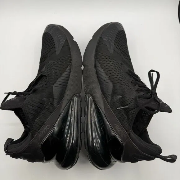 Nike Air Max 270 Triple Black AH8050-005 Men's Size 12.5 Running Shoes Sneakers