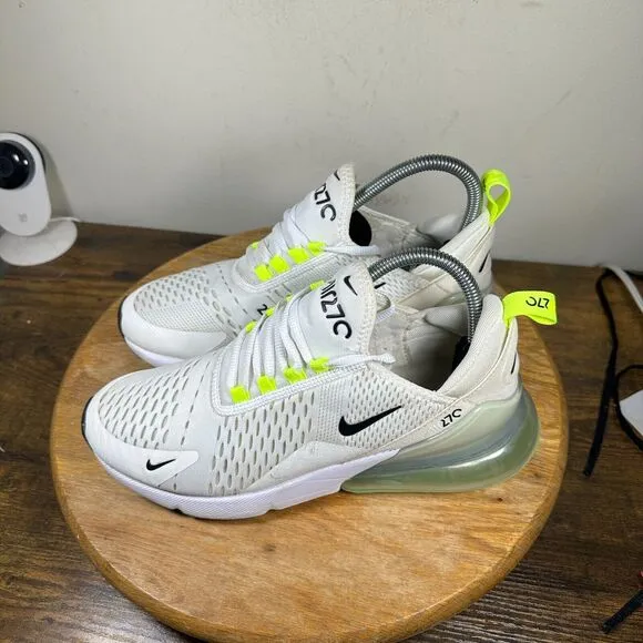 Nike Air Max 270White Ghost Green Light Bone Women's Size 9 Shoes AH6789-108‎