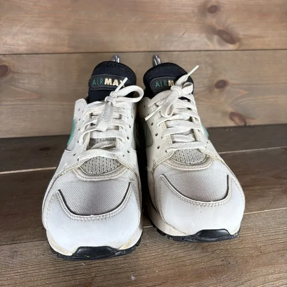 nike air max 93 womens size 8 shoes white blue atheltic running sneakers