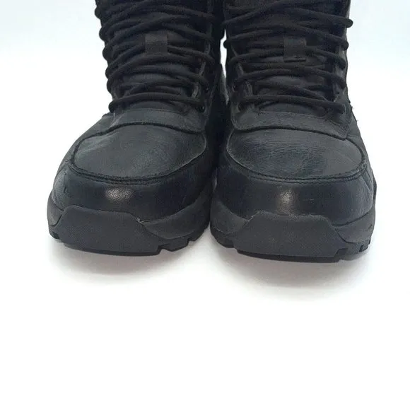 Nike Air Max Boots Mens 8.5 Goaterra 2.0 916816-001 Black All Weather Leather