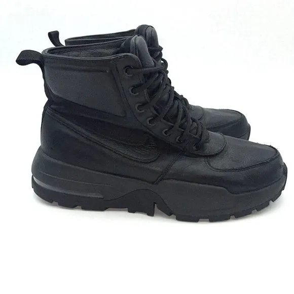 Nike Air Max Boots Mens 8.5 Goaterra 2.0 916816-001 Black All Weather Leather