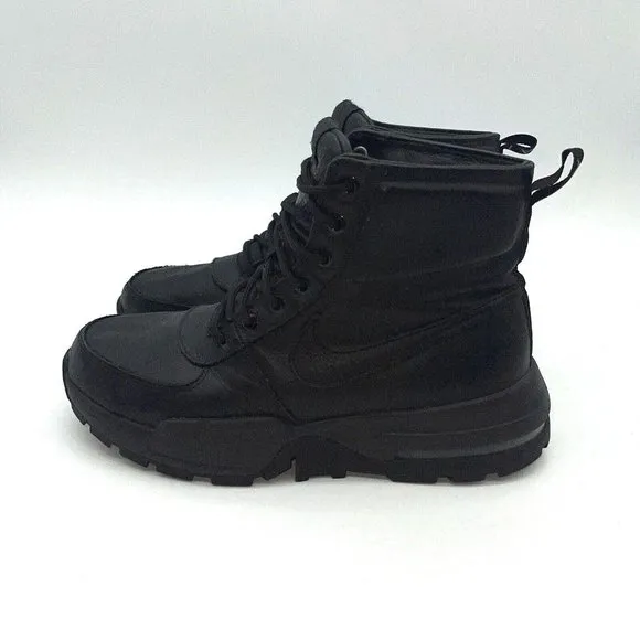 Nike Air Max Boots Mens 8.5 Goaterra 2.0 916816-001 Black All Weather Leather