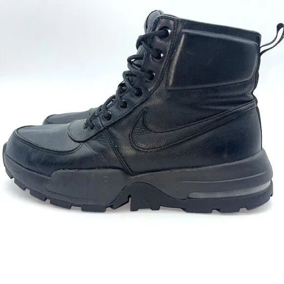 Nike Air Max Boots Mens 8.5 Goaterra 2.0 916816-001 Black All Weather Leather