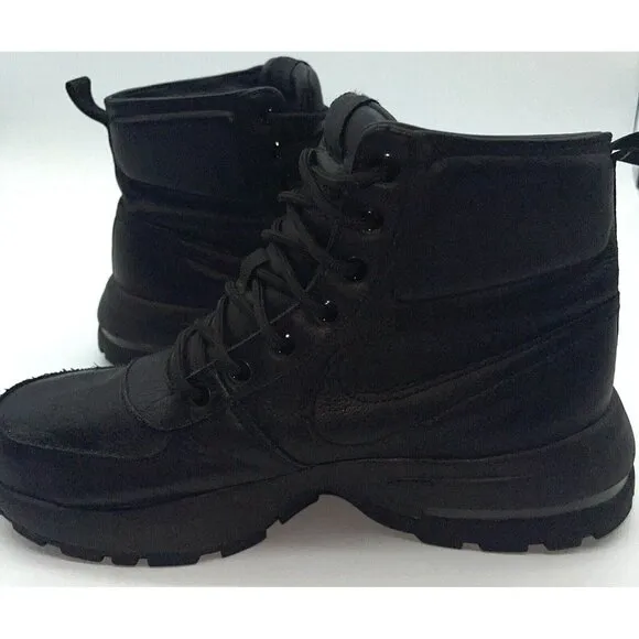 Nike Air Max Boots Mens 8.5 Goaterra 2.0 916816-001 Black All Weather Leather