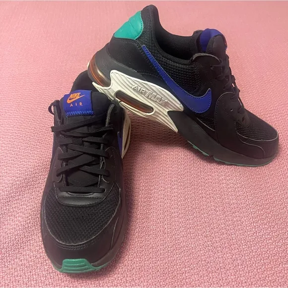 Nike Air Max Excee ‘Black Blue’ Running Shoes size 8