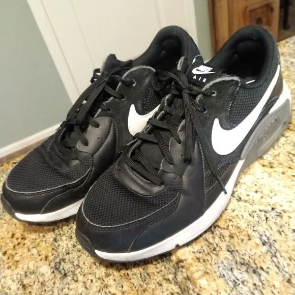 Nike Air Max Excee, CD4165-001, Black White, Mens Running Shoes, Size 13
