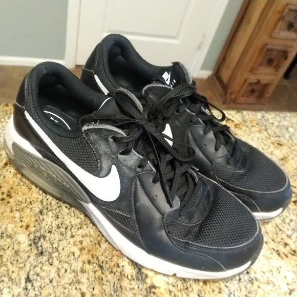 Nike Air Max Excee, CD4165-001, Black White, Mens Running Shoes, Size 13