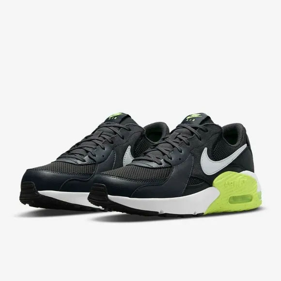 Nike Air Max Excee Low Top Mens Running Shoes Black Volt CD4165-016 NEW Multi Sz