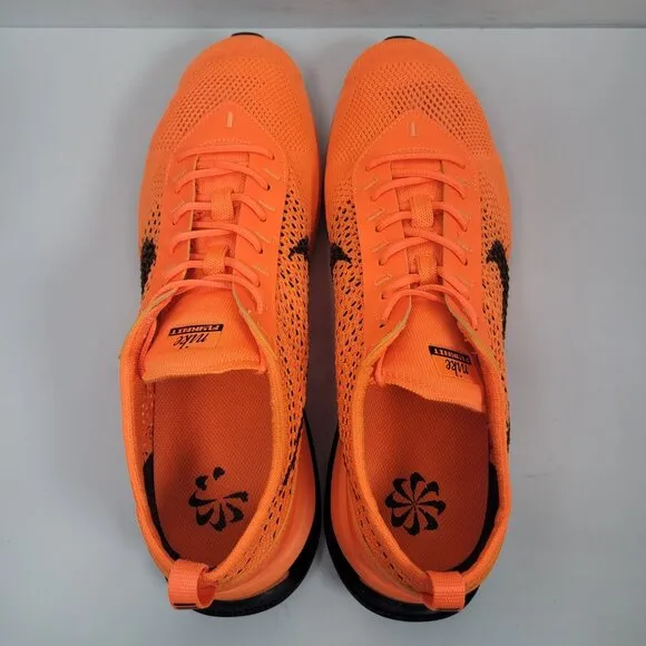 Nike Air Max Flyknit Racer Men's Orange Shoes FD0762-800 US Size 12