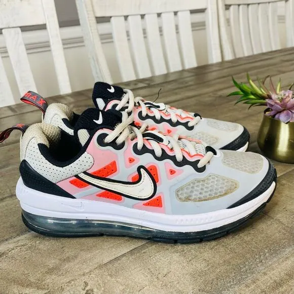 Nike Air Max Genome Gray / Black Athletic Shoes Size 4.5 Youth