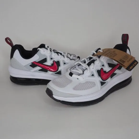 Nike Air Max Genome Se1 GS Boys Shoes Running White Black Size Kids 6.5 = 8 Wmns