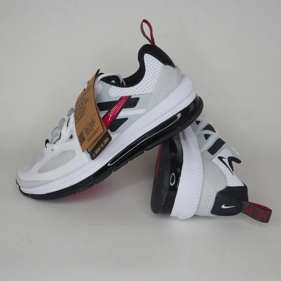 Nike Air Max Genome Se1 GS Boys Shoes Running White Black Size Kids 6.5 = 8 Wmns