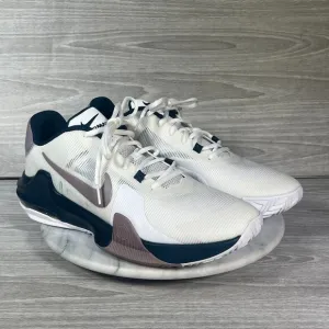 Nike Air Max Impact 4 Mens 12 Basketball Shoes White Navy Light Violet Sneakers