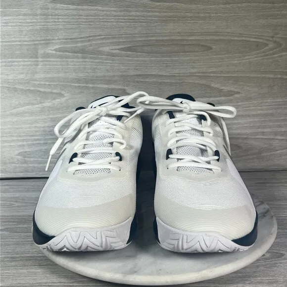 Nike Air Max Impact 4 Mens 12 Basketball Shoes White Navy Light Violet Sneakers
