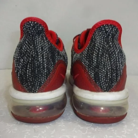 Nike Air Max Sequent 3 Mens Size 10.5 Black Red Lace Up Running Shoes 921694-015