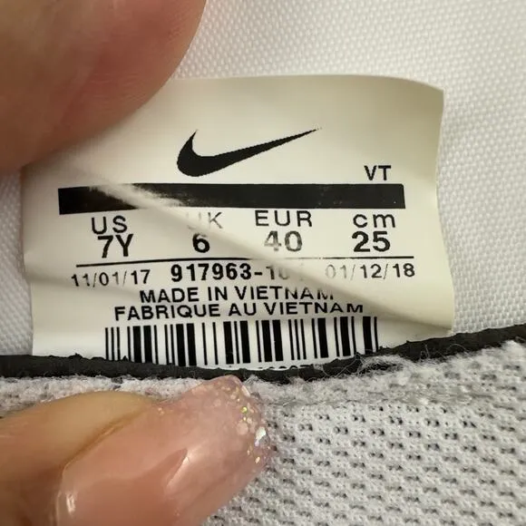 Nike Air Vapomax white running shoes