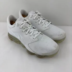 Nike Air Vapomax white running shoes