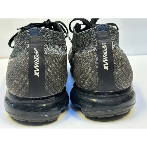 Nike Air VaporMax Explorer Dark Shoes Mens 13 Black Flyknit Rose Gold Swoosh