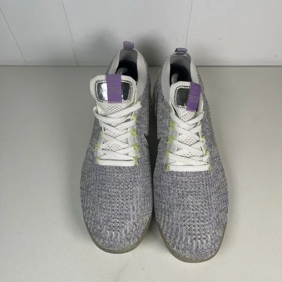 Nike Air VaporMax Flyknit 3 Light Purple Sneaker Shoes AJ6900-102 Size 11