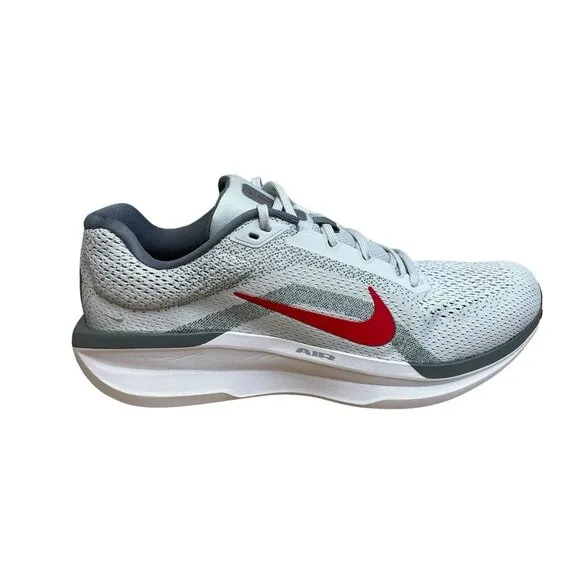 NIKE AIR WINFLO 11 RUNNING SHOES FJ9509-005 MENS SIZE 11.5 GRAY RED NEW