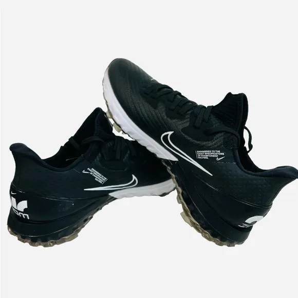 Nike Air Zoom Infinity Tour Golf Shoes Flyknit Black CT0540-077 Men's Size 9