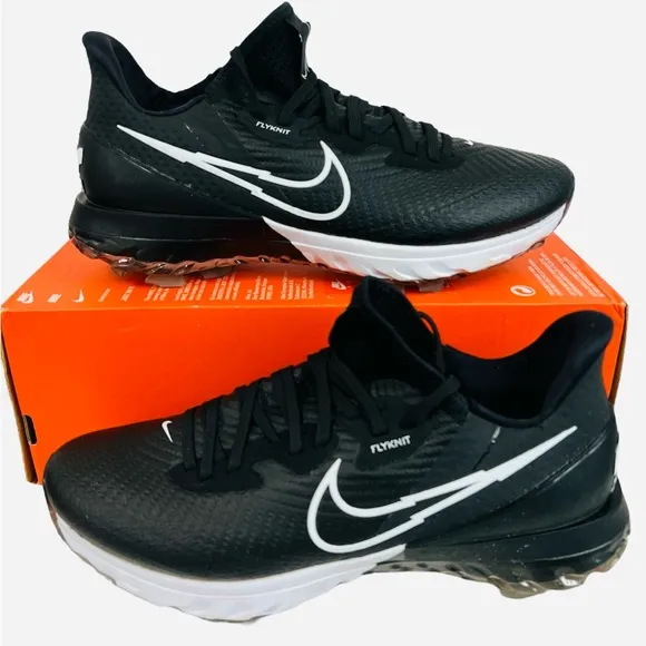 Nike Air Zoom Infinity Tour Golf Shoes Flyknit Black CT0540-077 Men's Size 9