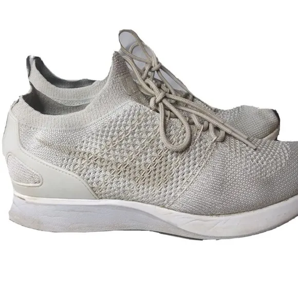 Nike Air Zoom Mariah Flyknit Racer Pure Platinum Light Bone Mens Size 9