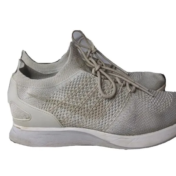 Nike Air Zoom Mariah Flyknit Racer Pure Platinum Light Bone Mens Size 9