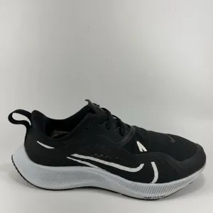 Nike Air Zoom Pegasus 37 Shield Black Pure Platinum Mens Size 8.5 Running Shoes