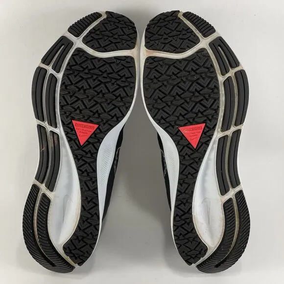Nike Air Zoom Pegasus 37 Shield Black Pure Platinum Mens Size 8.5 Running Shoes