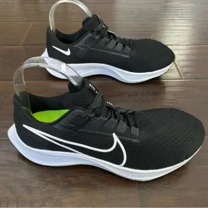 Nike Air Zoom Pegasus 38 Men's Black &amp; White Running Shoes CZ1815-002 Size 9