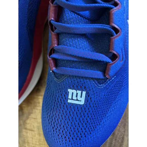 Nike Air Zoom Pegasus 38 New York Giants Running Shoes Mens Size 8 DJ0835-400
