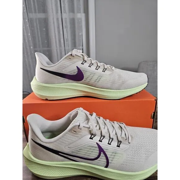 NIKE‎ Air Zoom Pegasus 39 Running Shoes Mens 10.5 Light Orewood Plumb Purple