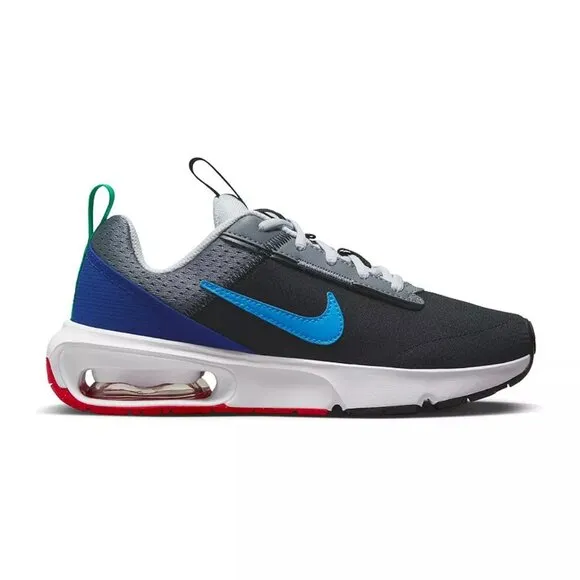 Nike Big Kids Air Max INTRLK Lite Shoes Black/Blue Photo Size 7Y