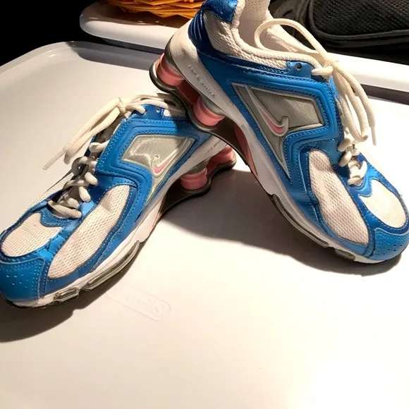 NIKE Blue Shox Athletic Shoes