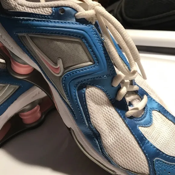 NIKE Blue Shox Athletic Shoes